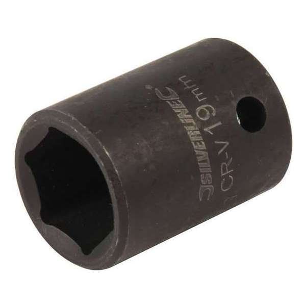 Silverline Metrische Zeskant-Krachtdop 1/2 Inch, Maat 19 mm. Silverline Metrische Zeskant-Krachtdop 1/2 Inch, Maat 19 mm.
