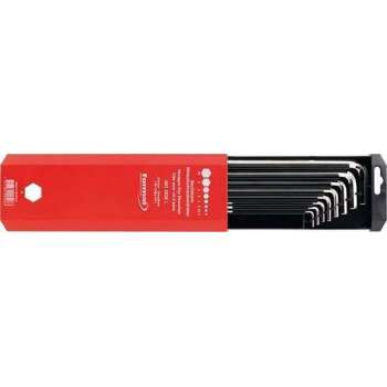 Haakse 6-kant stiftsleutel CV-staal DIN911L 2-10mm in schuifbox FORMAT