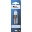 Witte dop 10 mm 1/4