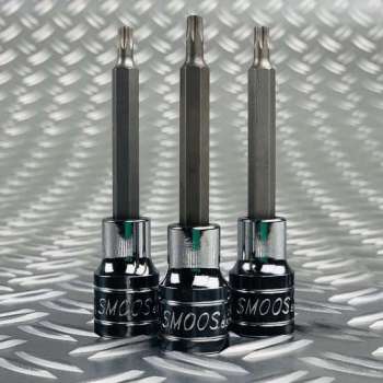 Smoos® Losse torx dop T9 met 1/2 opname - 3 stuks