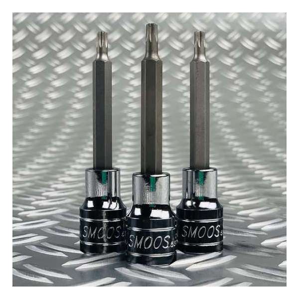 Smoos® Losse torx dop T9 met 1/2 opname - 3 stuks Smoos® Losse torx dop T9 met 1/2 opname - 3 stuks