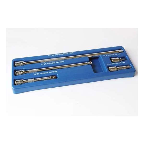 Verlengstukkenset 1/2" 5-delig Verlengstukkenset 1/2" 5-delig