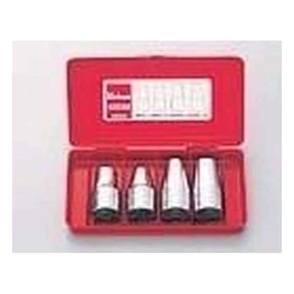 "Ko-Ken 1/2" draadeinddoppen set SW6/8/10/12mm Voor vastdraaien draadeinden" "Ko-Ken 1/2" draadeinddoppen set SW6/8/10/12mm Voor vastdraaien draadeinden"