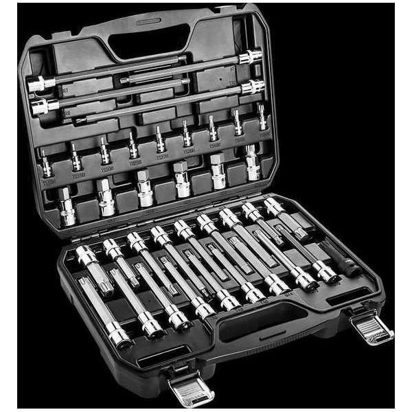 NEO torxset speciaal, 1/2 aansluiting s2 staal NEO torxset speciaal, 1/2 aansluiting s2 staal