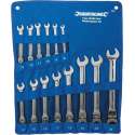 Silverline 14-delige flexibele steekringratelsleutel set 8 - 24 mm