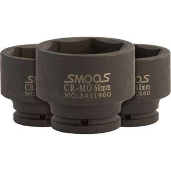 Smoos® Zware krachtdop 28 mm met 3/4 opname - 3 stuks