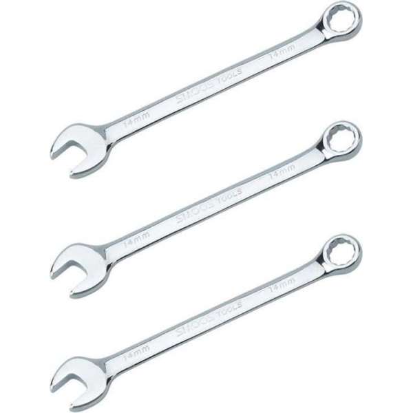 Datona® Ring-steeksleutel 14 mm - 3 stuks Datona® Ring-steeksleutel 14 mm - 3 stuks