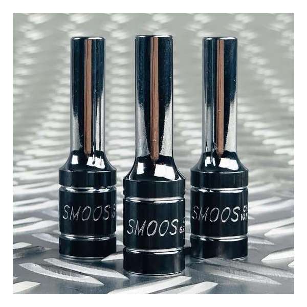 Smoos® Losse diepe torx dop E6 met 3/8 opname - 3 stuks Smoos® Losse diepe torx dop E6 met 3/8 opname - 3 stuks