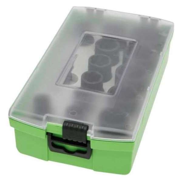 Reca Slagmoerdopset 1/2" spiraal 14 delig - 10-27 mm voor rondgedraaide koppen Reca Slagmoerdopset 1/2" spiraal 14 delig - 10-27 mm voor rondgedraaide koppen