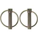 Proplus Borgpen Met Ring Aluminium 10 Mm Zilver 2 Stuks