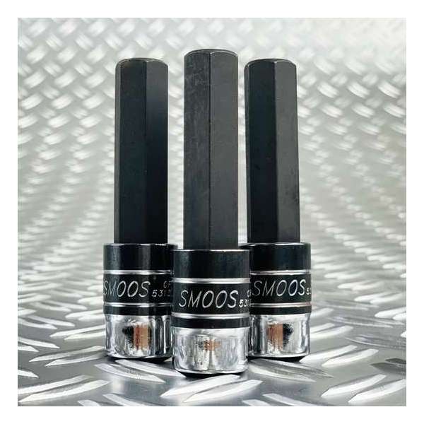 Smoos® Losse inbus dop H19 met 1/2 inch opname - 3 stuks Smoos® Losse inbus dop H19 met 1/2 inch opname - 3 stuks