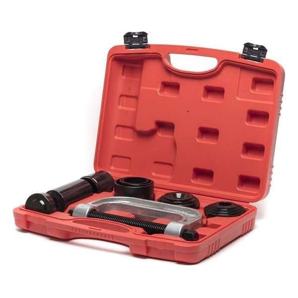 Datona® - 4-in-1 kogelgewricht - C-frame - Pers Onderhoudsset - Met Opbergkoffer - Krachtig - Rood Datona® - 4-in-1 kogelgewricht - C-frame - Pers Onderhoudsset - Met Opbergkoffer - Krachtig - Rood