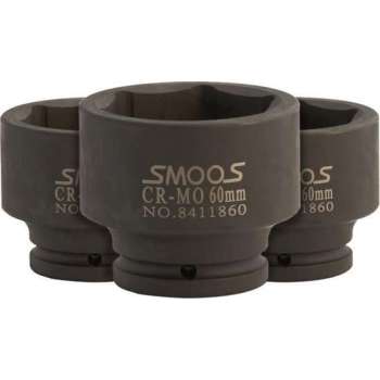 Smoos® Zware krachtdop 21 mm met 3/4 opname - 3 stuks