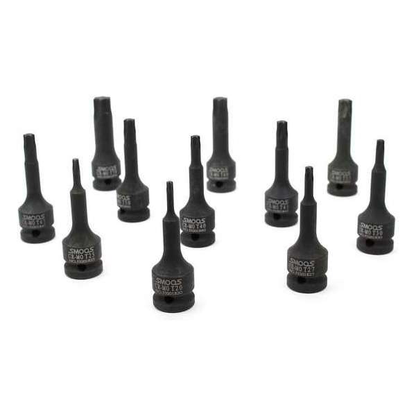 Smoos® 11-delige torx krachtdoppenset inwendig 1/2 opname Smoos® 11-delige torx krachtdoppenset inwendig 1/2 opname