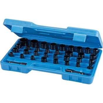 Silverline 35-delige krachtdoppen set