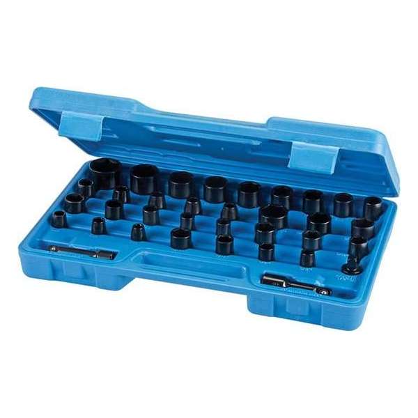 Silverline 35-delige krachtdoppen set Silverline 35-delige krachtdoppen set