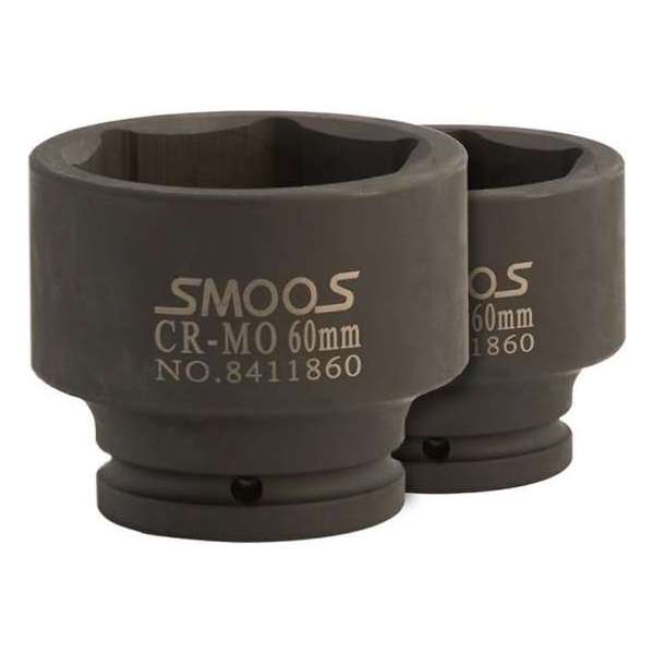 Smoos® Zware krachtdop 46 mm met 3/4 opname - 2 stuks Smoos® Zware krachtdop 46 mm met 3/4 opname - 2 stuks