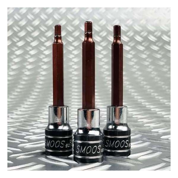 Smoos® Losse inbus dop H5 met 1/2 inch opname - 3 stuks Smoos® Losse inbus dop H5 met 1/2 inch opname - 3 stuks