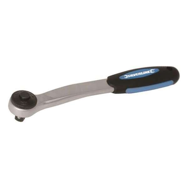 Silverline Ratelsleutel - Heavy Duty - 1/2" - 250 mm. Silverline Ratelsleutel - Heavy Duty - 1/2" - 250 mm.