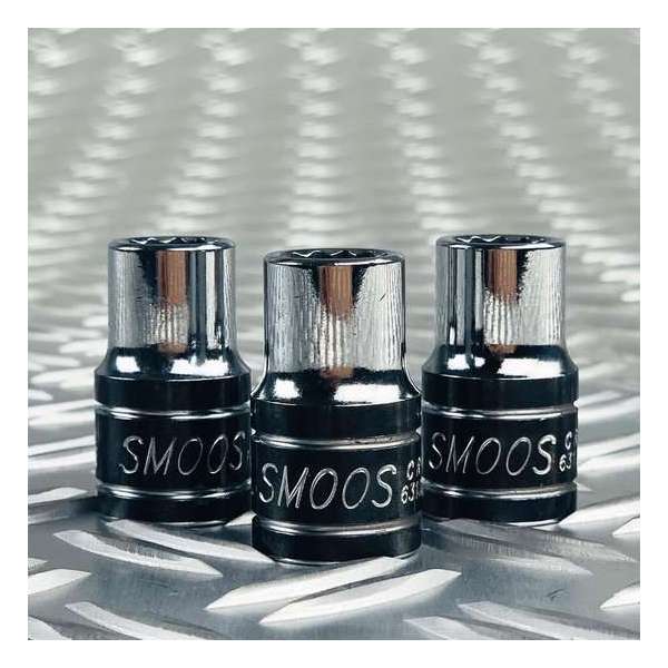 Smoos® Losse 12-kants dop 16 mm met 1/2 opname - 3 stuks Smoos® Losse 12-kants dop 16 mm met 1/2 opname - 3 stuks