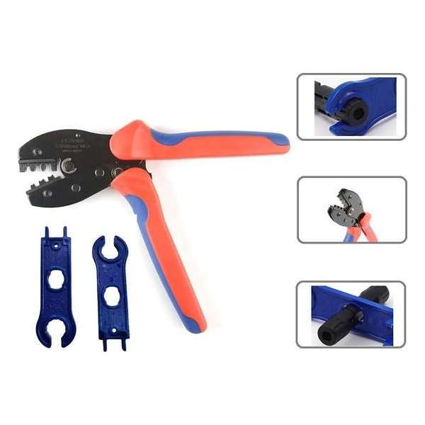 Mc4 Krimptang - Zonnepaneel Stekker Tang - 2,5 4 & 6 mm² + Mc4 Tool Set (Sleutel Bundel) mc4 krimptang Mc4 Krimptang - Zonnepaneel Stekker Tang - 2,5 4 & 6 mm² + Mc4 Tool Set (Sleutel Bundel) mc4 krimptang