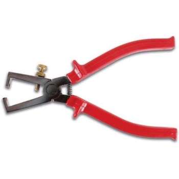 Velleman Striptang Regelbaar Verchroomd 0,2 - 3 Mm Staal Rood