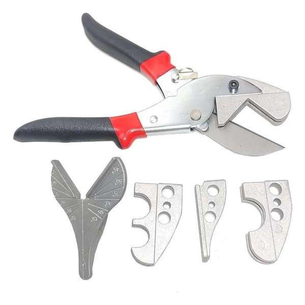 Universele knipper voor kunststof profielen en buizen pvc kniptang in koffer. Universele knipper voor kunststof profielen en buizen pvc kniptang in koffer.