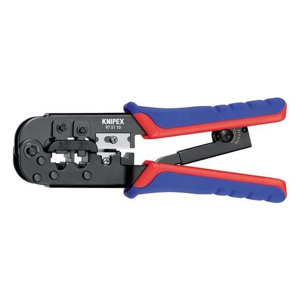 Knipex 975110 Krimptang voor Westernstekkers - 190mm Knipex 975110 Krimptang voor Westernstekkers - 190mm