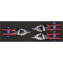 Datona® 3-delige blikscharen gereedschapsset - In Softmodule - Snel Knippen - Links-, Rechts-, Rechtknippend
