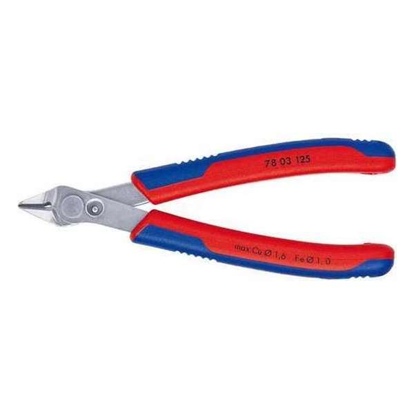Knipex 76 22 125 Elektronica en fijnmechanica Zijkniptang Zonder facet 125 mm Knipex 76 22 125 Elektronica en fijnmechanica Zijkniptang Zonder facet 125 mm