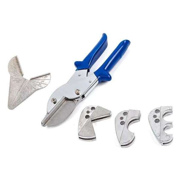 6 Delige Multi - Kop PVC Snijder Set en Plinttang 6 Delige Multi - Kop PVC Snijder Set en Plinttang
