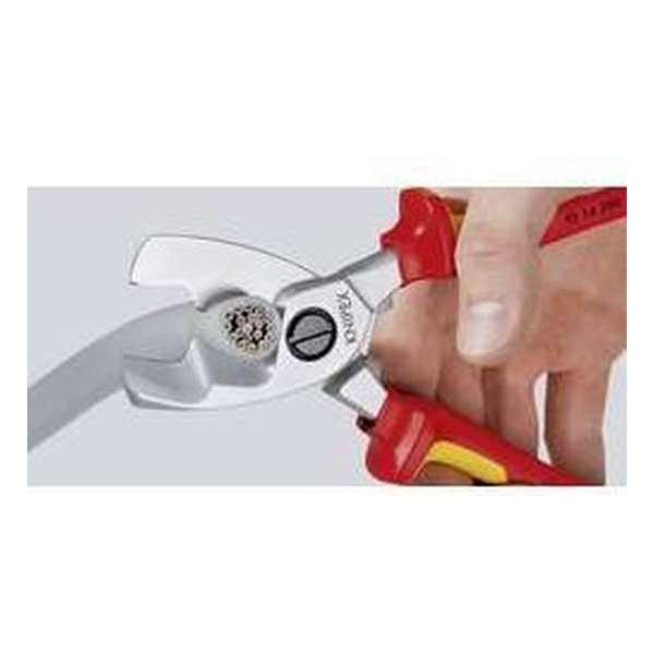 Knipex 9516200 Kabelschaar met dubbele snijkanten - 200mm Knipex 9516200 Kabelschaar met dubbele snijkanten - 200mm