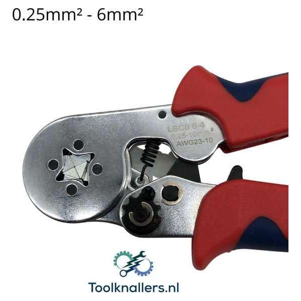 Adereindhulstang 0,25 mm tot 6,0 mm | Krimptang | Ferrule | Draadhuls | Adereindhuls | Adereindhulzen Adereindhulstang 0,25 mm tot 6,0 mm | Krimptang | Ferrule | Draadhuls | Adereindhuls | Adereindhulzen