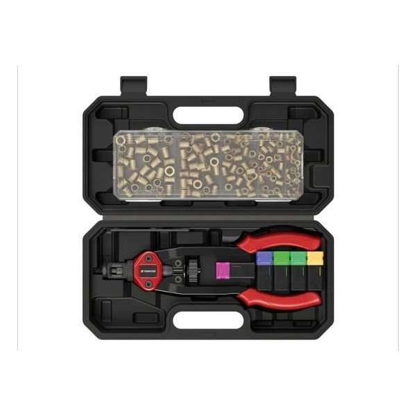 PARKSIDE® Klinknageltang - Ideaal voor het maken van een verzonken gat door het vastklinken van moeren 151-delige set PARKSIDE® Klinknageltang - Ideaal voor het maken van een verzonken gat door het vastklinken van moeren 151-delige set