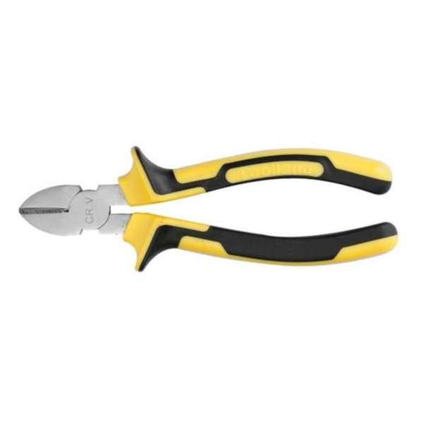 Toolland Zijsnijtang 190 Mm Staal/rubber Zwart/geel Toolland Zijsnijtang 190 Mm Staal/rubber Zwart/geel