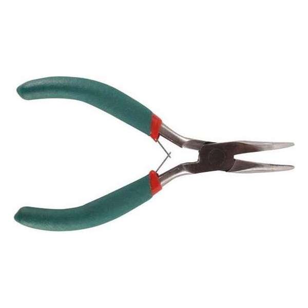 Velleman Gebogen Punttang Vt055 125 Mm Staal Zilver/groen Velleman Gebogen Punttang Vt055 125 Mm Staal Zilver/groen