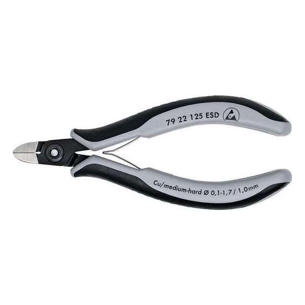 Knipex 79 22 125 ESD ESD Zijkniptang Zonder facet 125 mm