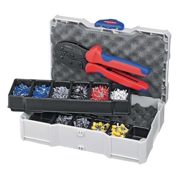 Knipex 97 90 23 Krimptang Adereindhulzen 0.25 tot 6 mm² Incl. assortiment adereindhulzen in koffer