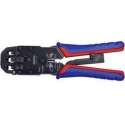 Knipex 97 51 12 97 51 12 D1 Krimptang Modulaire stekkers (western) RJ10, RJ11, RJ12, RJ45
