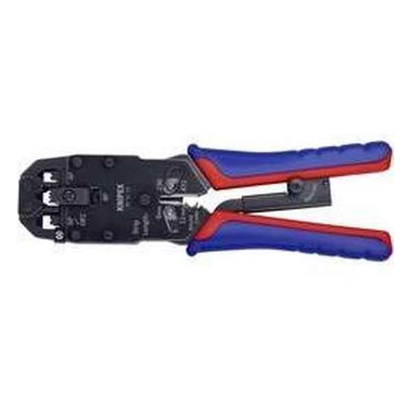 Knipex 97 51 12 97 51 12 D1 Krimptang Modulaire stekkers (western) RJ10, RJ11, RJ12, RJ45 Knipex 97 51 12 97 51 12 D1 Krimptang Modulaire stekkers (western) RJ10, RJ11, RJ12, RJ45