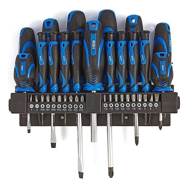 HBM 37 Delige Profi Schroevendraaier en Bitset HBM 37 Delige Profi Schroevendraaier en Bitset