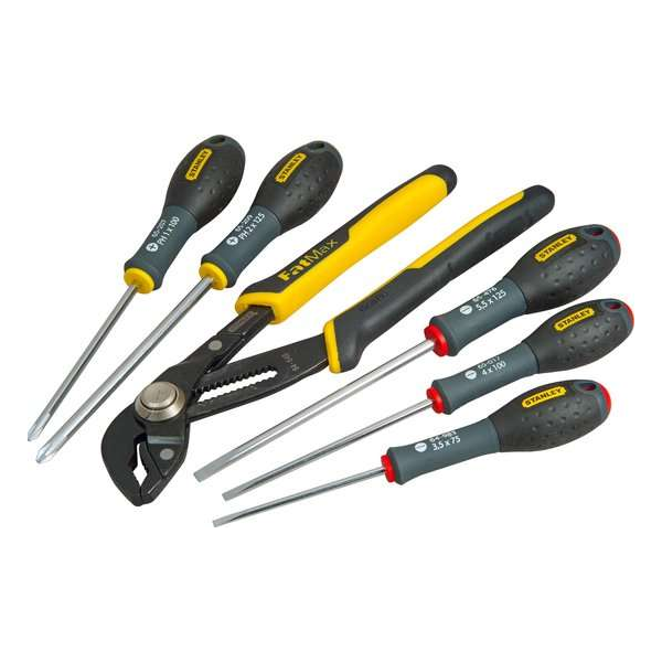 Stanley FatMax - 6 - delige Schroevendraaierset met Waterpomptang