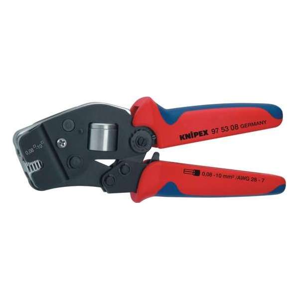 Knipex Krimptang Adereindhulzen9753-09 - 190mm - voorinvoer Knipex Krimptang Adereindhulzen9753-09 - 190mm - voorinvoer