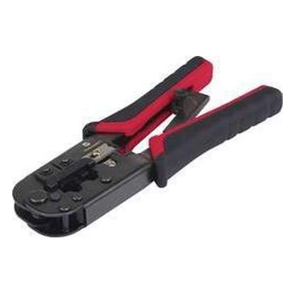 TOOLCRAFT TO-6850977 Krimp- en isoleertang Modulaire stekkers (western) Incl. striptang RJ11, RJ12, RJ45 TOOLCRAFT TO-6850977 Krimp- en isoleertang Modulaire stekkers (western) Incl. striptang RJ11, RJ12, RJ45