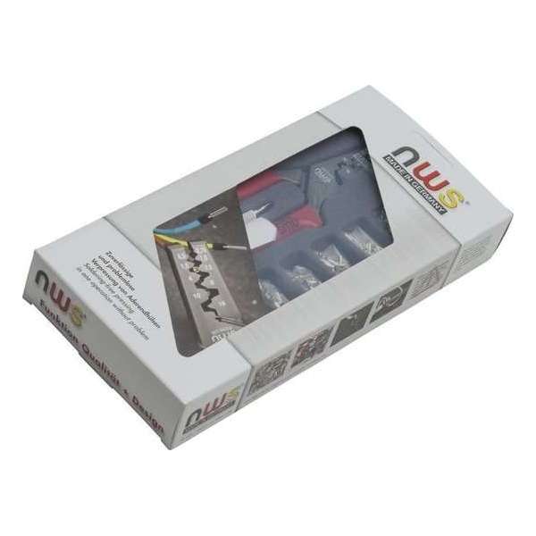 NWS Perstangset 502-Delig Adereindhulzen 0.5 Tot 16 Mmâ² Incl. Assortiment Adereindhulzen 143B NWS Perstangset 502-Delig Adereindhulzen 0.5 Tot 16 Mmâ² Incl. Assortiment Adereindhulzen 143B