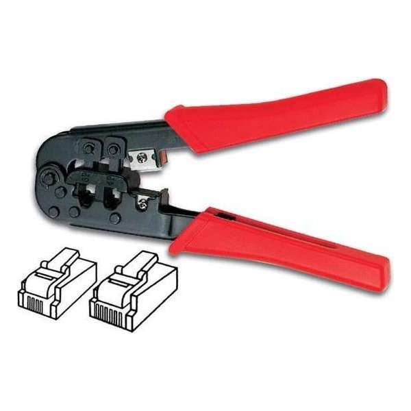Krimptang Voor Modulaire Connectoren 4P2C, 4P4C (Rj10), 6P2C, 6P4C (Rj11), 6P6C (Rj12) Krimptang Voor Modulaire Connectoren 4P2C, 4P4C (Rj10), 6P2C, 6P4C (Rj11), 6P6C (Rj12)