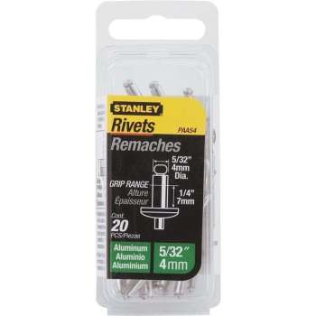 Stanley Popnagels 4X12mm -15 stuks