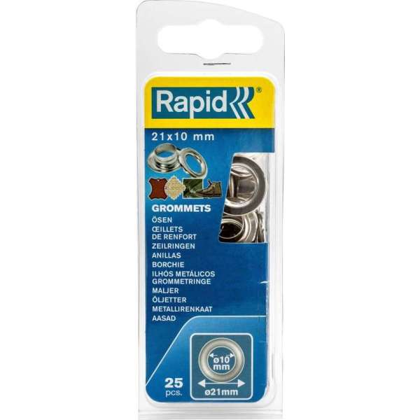 Grommets - 21x10mm, 25 pcs Grommets - 21x10mm, 25 pcs