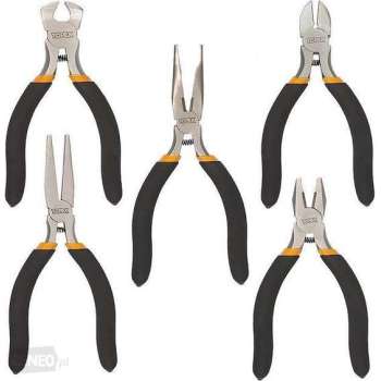 Precisie Tangen Mini - 5-Delig - Topex