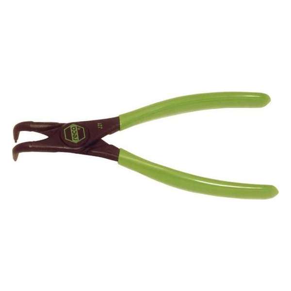Reca Borgringtang gebogen 90 graden J41 - 85-165 mm -geïsoleerd , voor binnenringen Reca Borgringtang gebogen 90 graden J41 - 85-165 mm -geïsoleerd , voor binnenringen